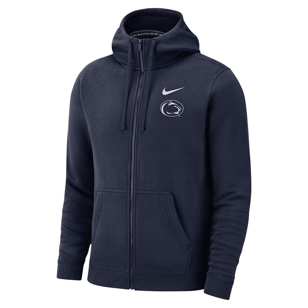 Nike- Full Zip Cotton Hoodie(Penn State)